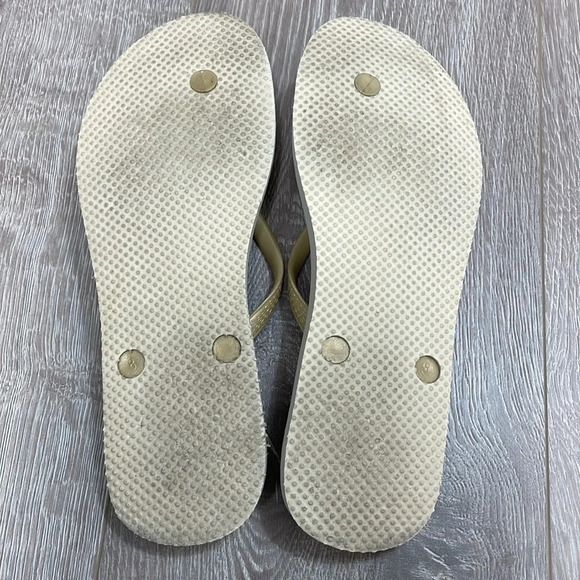 J. Crew Flip Flop Sandals Floral Accent 8 - Picture 5 of 11